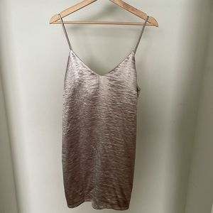 Forever 21 metallic mini dress flowy